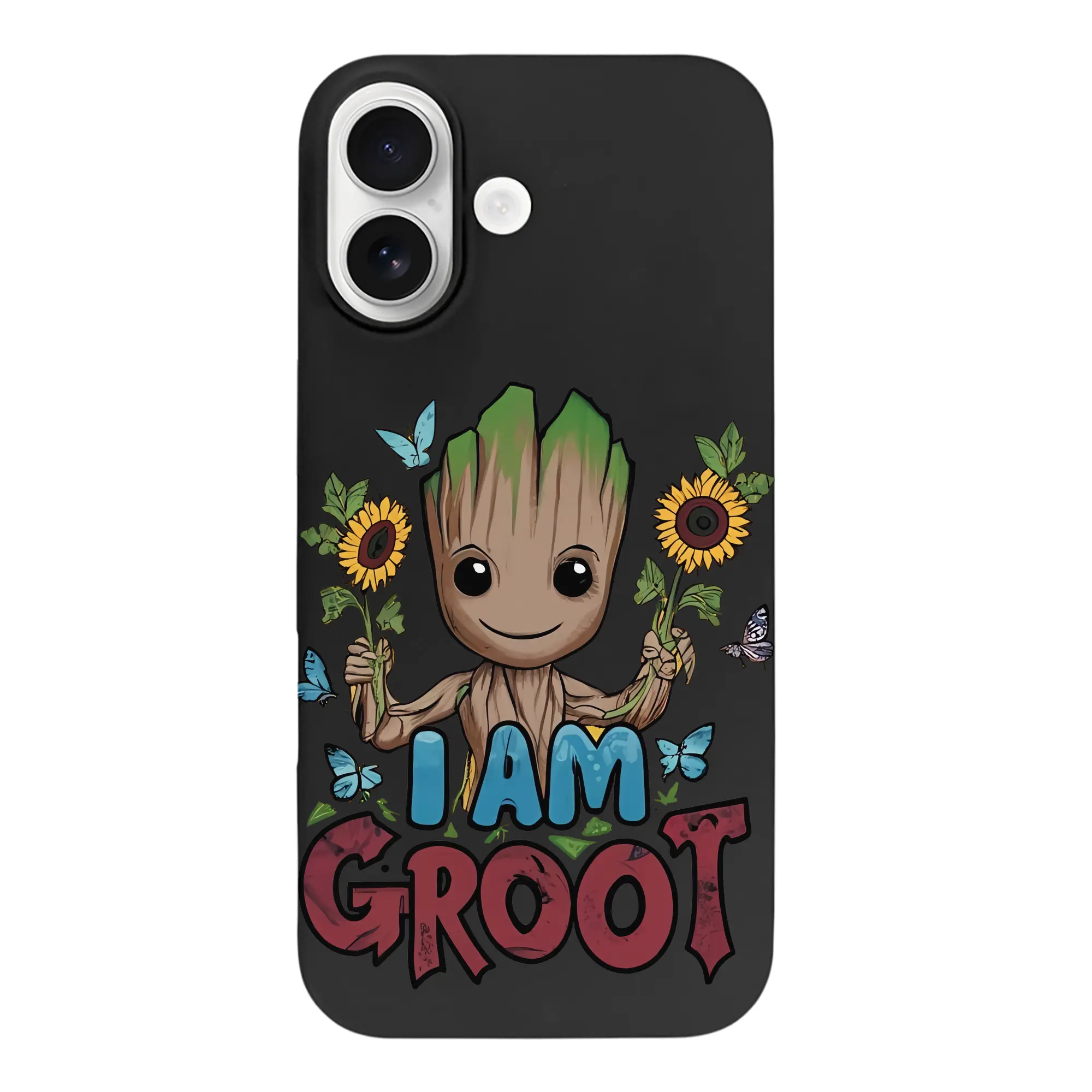 アベンジャーズ (Avenjāzu) グッズ グルート（Groot） - iPhone 17 シリーズ シリコンケース 薄型 耐衝撃 指紋防止 ソフトタッチカバー 精密フィット 傷防止 保護ケース iPhone 17/17 Air/17 Pro/17 Pro Max 対応